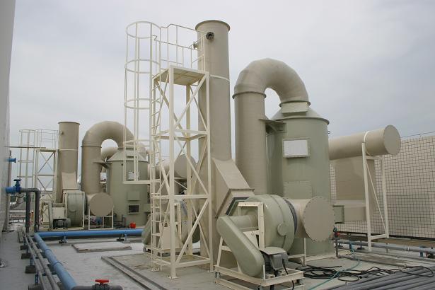 Exhaust gas purification system using HEPDS method: